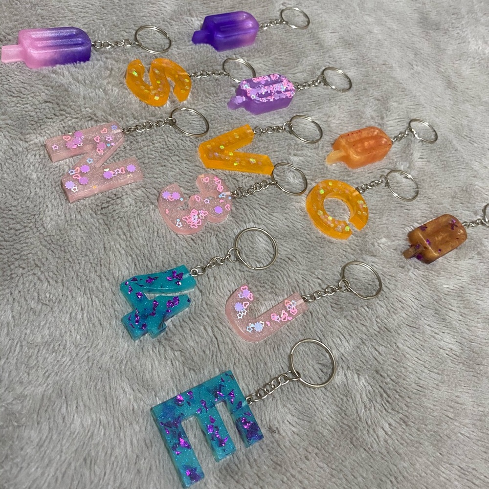 Custom initial keychains